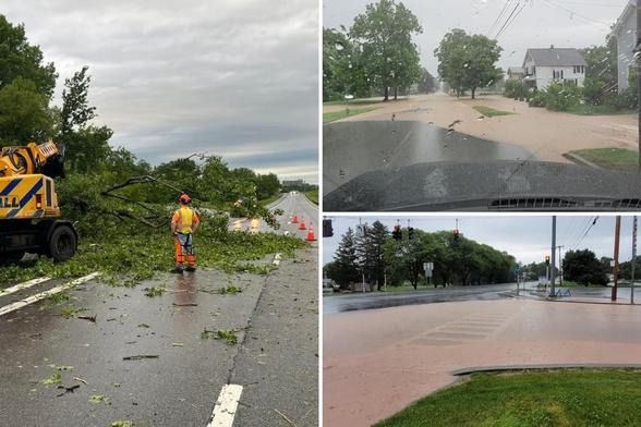 Three people killed in New York after severe thunderstorms with flash flood emergency issued