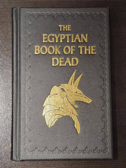 Book cover of The Egyptian Book of the Dead.