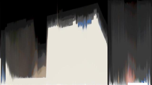Random frame from a video sorted by random criteria, or stripes coloured by each frame of a video