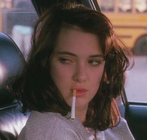 Wynona Ryder smoking