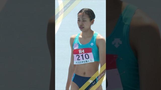 【女子200m準決勝3組】髙橋亜珠×永石小雪　追い上げる江原美月優  2025年個人 #shorts