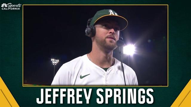 Jeffrey Springs proud of strong start in Athletics’ win vs. Guardians – NBC Sports Bay Area & California