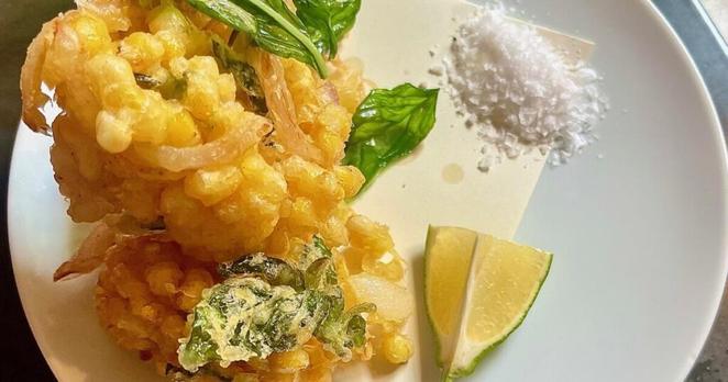 The perfect summer corn fritter