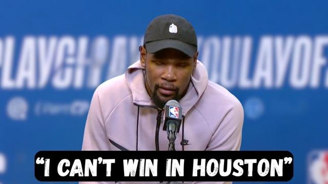 Kevin Durant REACTS to getting traded to Houston Rockets - Press Conference