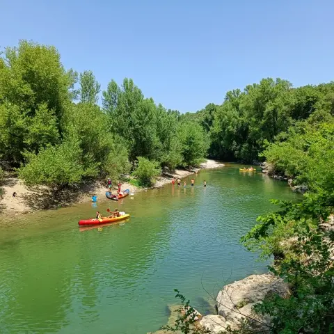 Sur les berges de l'Hérault