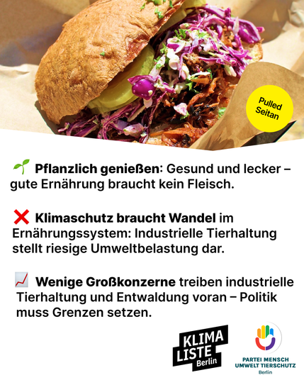 Infos über industrielle Tierhaltung und wie pflanzliche Ernährung dem Klimaschutz hilft
