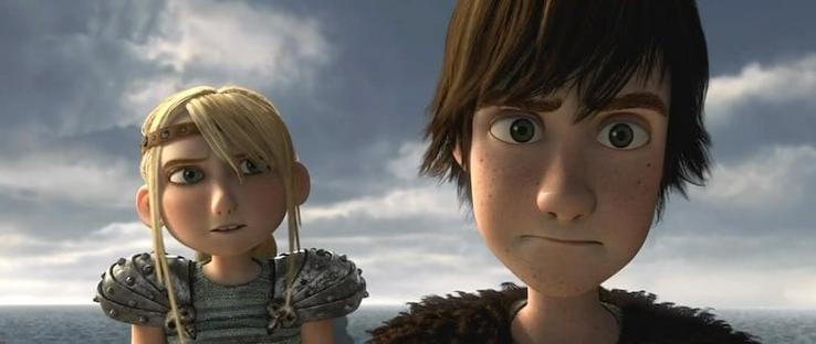 Astrid and Hiccup from How to Train Your Dragon
