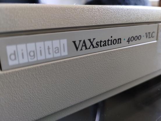 The front panel of a VAXstation 4000 VLC.