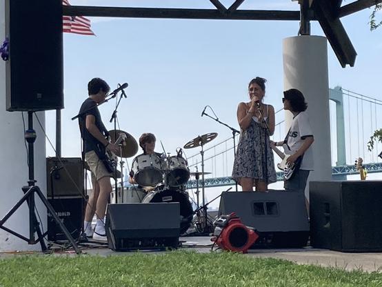 Polaroid Fade perform at R.A.D. Fest at Proprietors Park in Gloucester City, New Jersey, on June 22, 2025.