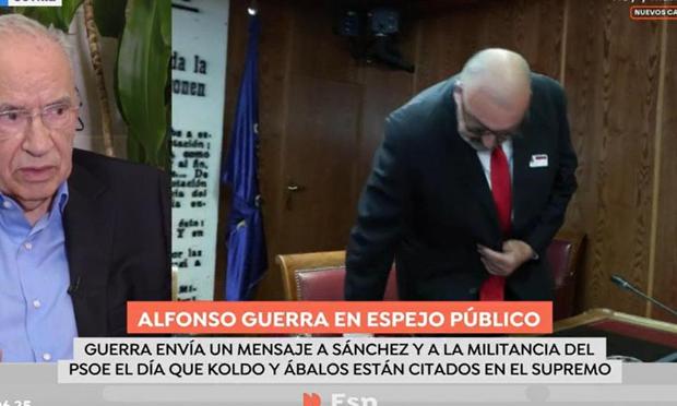 Alfonso Guerra en Espejo Público (Espejo Público - Antena 3)