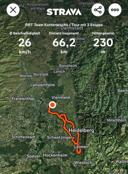 Rennrad Tour
66,2 km
230hm
Durchschnitts kmh 26