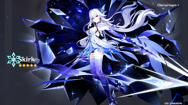 Splashart von Skirk aus dem Spiel Genshin Impact
