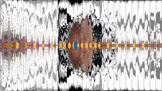 Random frame from a video sorted by random criteria, or stripes coloured by each frame of a video