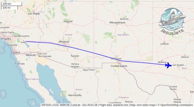 N970JD since Mon Jun 23 2025 14:24:22 GMT+0000 (Coordinated Universal Time)