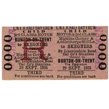 Picture of a public transportation ticket from attached website, usually for a train or bus.