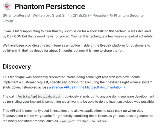 Phantom Persistence: