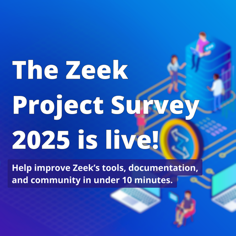 The Zeek project survey is live