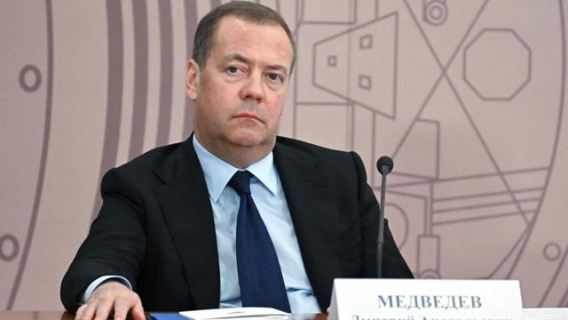 President slams Russia's Medvedev over nuclear claim