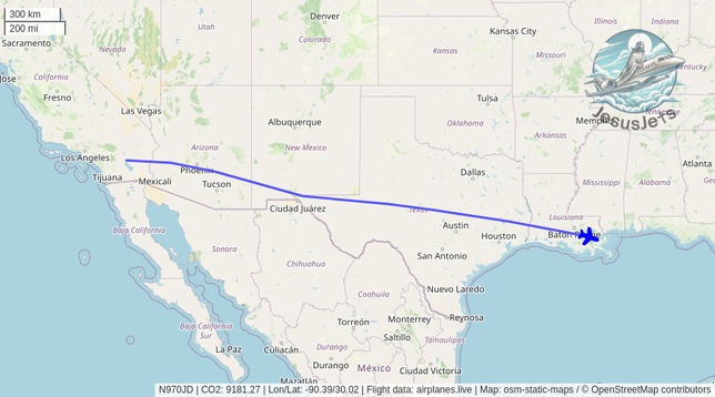 N970JD since Mon Jun 23 2025 14:24:22 GMT+0000 (Coordinated Universal Time)