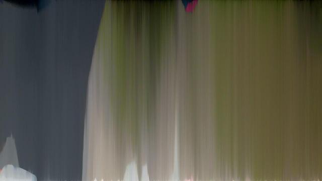 Random frame from a video sorted by random criteria, or stripes coloured by each frame of a video