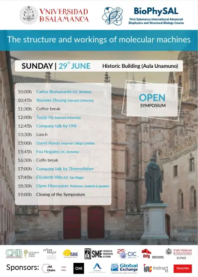 Program of the symposium "The structure and workings of molecular machines"