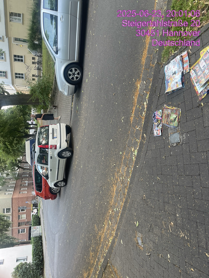 Das Gleiche gilt natürlich  vom Fußvolk in den Dicht besiedelten Wohnquartieren ins Naherholungsgebiet „ Ihme“