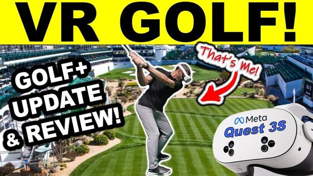VR GOLF SIMULATOR UPDATE! GOLF+ Software & META QUEST 3S FULL REVIEW!