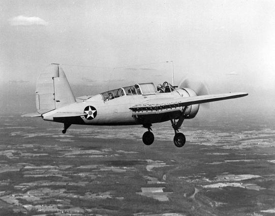 The Naval Aircraft Factory SBN was a United States three-seat mid-wing monoplane scout bomber/torpedo aircraft. Designed by Brewster, as the Brewster XSBA-1 the company did not have capacity to manufacture the aircraft. It was therefore built under licence by the Naval Aircraft Factory in Philadelphia, Pennsylvania. as the SBN. One XSBA and 30 SBNs were built