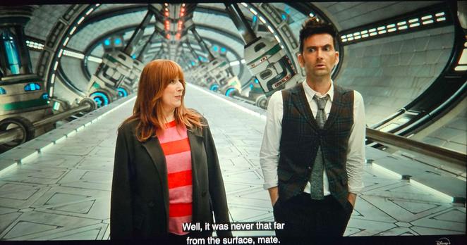 Donna, amused: "Well it was never that far from the surface, mate."