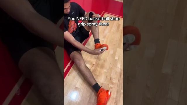 No slipping or broken ankles. Just Grip Spritz #basketball #basketballshoes #bball #basketballplayer
