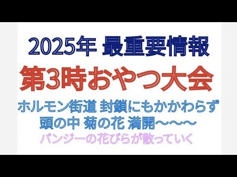 4本目 4本目 4本目　頭の中、菊の花 満開〜〜〜