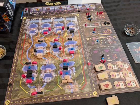 Completed two player game of Barrage