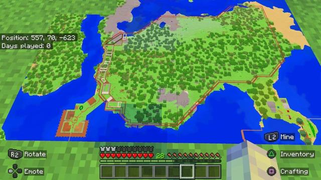 This is what I've gotten so far in my custom village