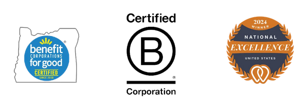 Certified B-corporation logo