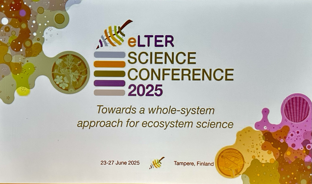 A colorful design announcing the start of the eLTER conference