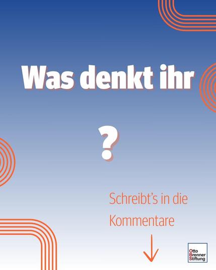 Was denkt ihr? Schreibt's in die Kommentare.