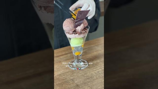 A World Tour in a Chocolate Parfait! #tokyo #shibuya #chocolate #parfait