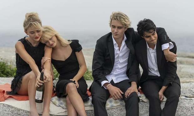 Esther McGregor, Joseph Zada, Shubham Maheshwari, and Emily Alyn Lind in We Were Liars Photo by Jessie Redmond/Jessie Redmond/Prime - © Amazon Content Services LLC