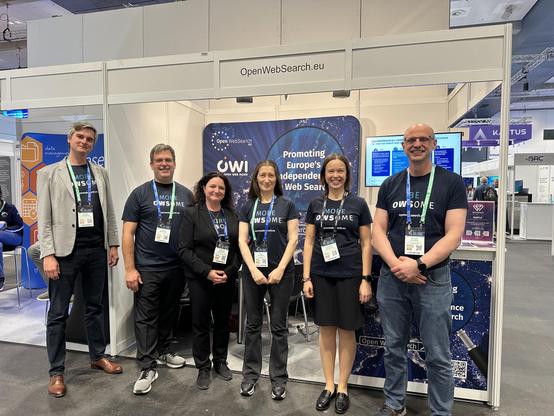 OpenWebSearch.eu team at ISC 2025 in Hamburg