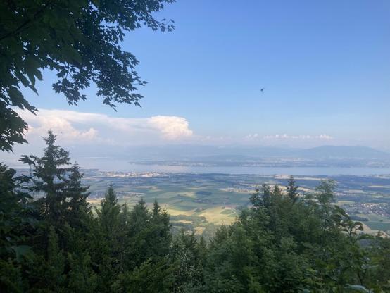 View from Le P'tit Bar on the way up to La Baudichonne