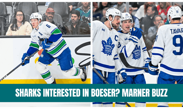 What I'm Hearing About Sharks & Free Agency: Interest in Boeser? There's Marner Smoke Too (+)