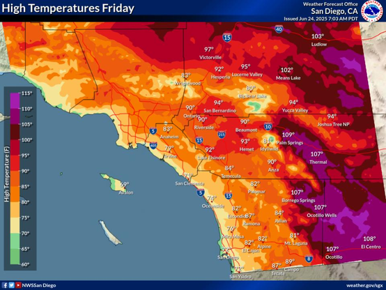 Much warmer later this week with highs near to slightly above normal.