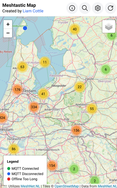 Meshtastic network NL