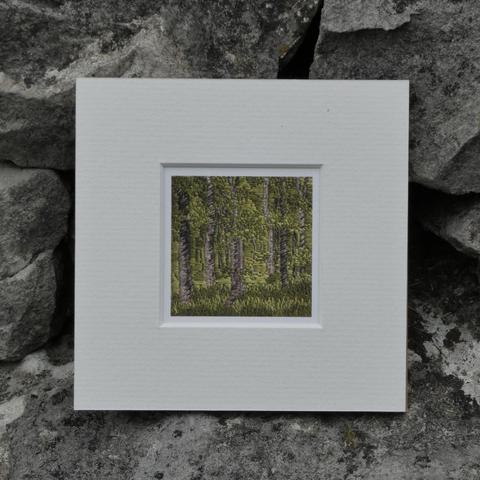 Mounted miniature print