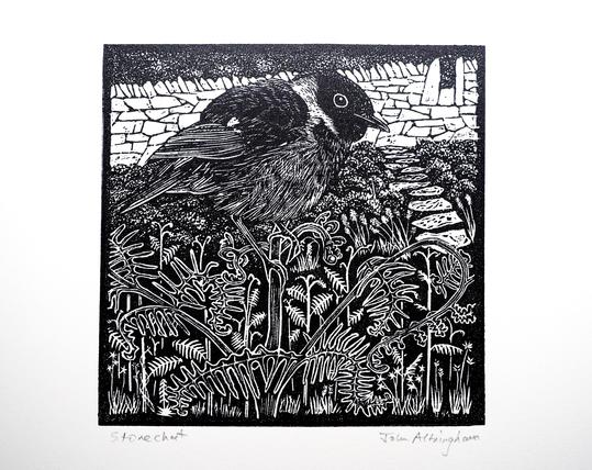 A print of the engraving in black ink, made by hand burnishing on Somerset satin paper..