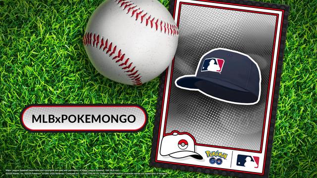 Gorra de MLB, y el código MLBxPOKEMONGO