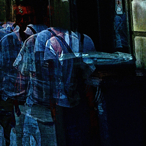 barcelona, digital, edited, street photography, g'mic, the gnu image manipulation program