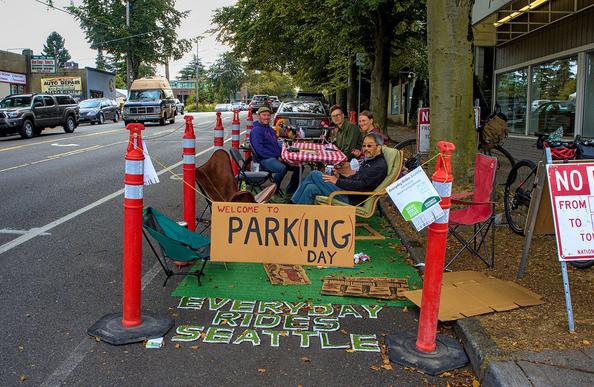Everyday Rides Seattle: Park(ing) Day