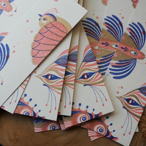 échantillons de marque-page créatures imaginaires