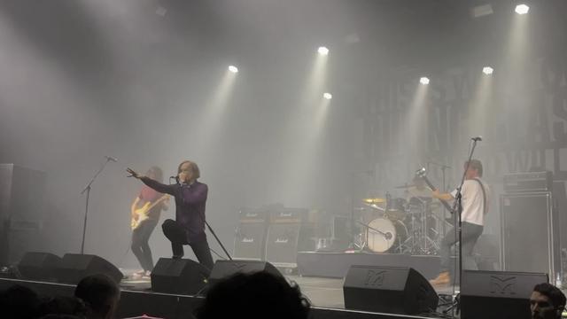 The legendary hardcore band Refused on stage at Batschkapp in Frankfurt on June 24th, 2025